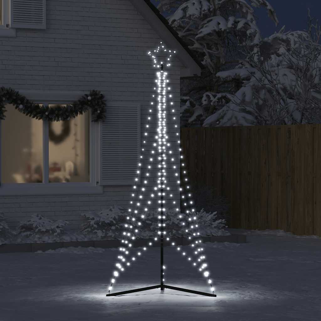 VidaXL LED-Weihnachtsbaum, 483 LEDs, kaltweiß, 240 cm