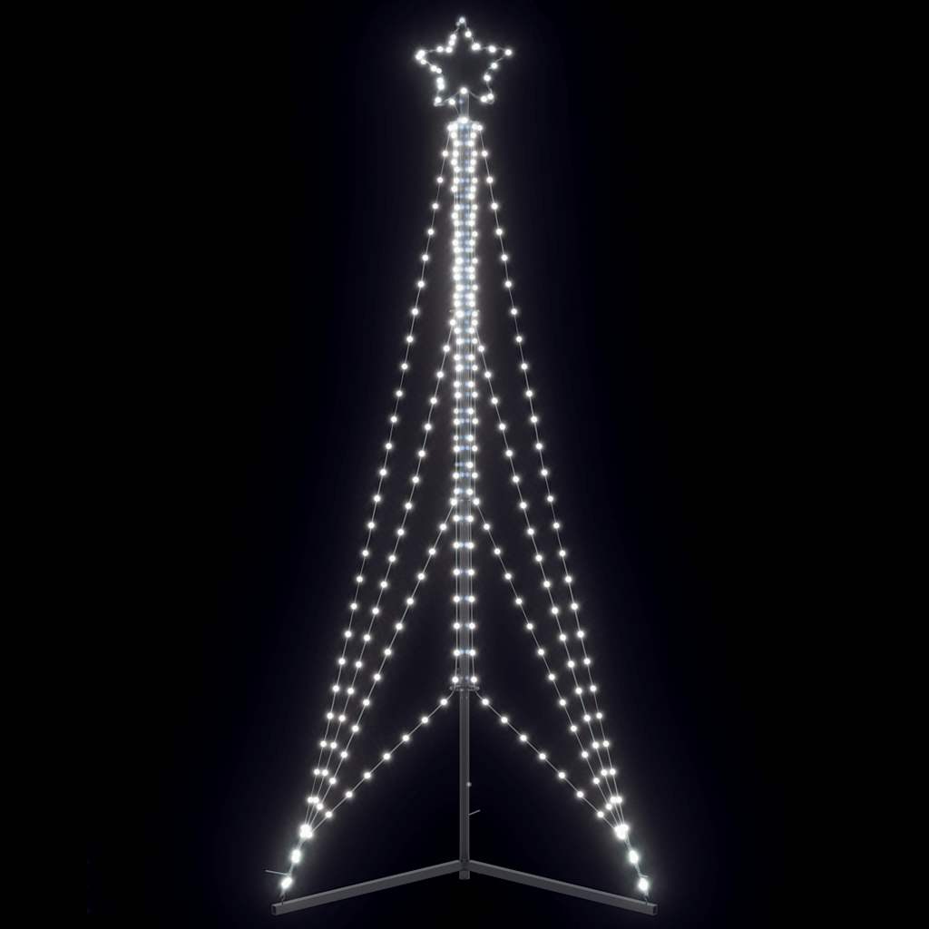 VidaXL LED-Weihnachtsbaum, 483 LEDs, kaltweiß, 240 cm