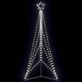 VidaXL LED-Weihnachtsbaum, 483 LEDs, kaltweiß, 240 cm