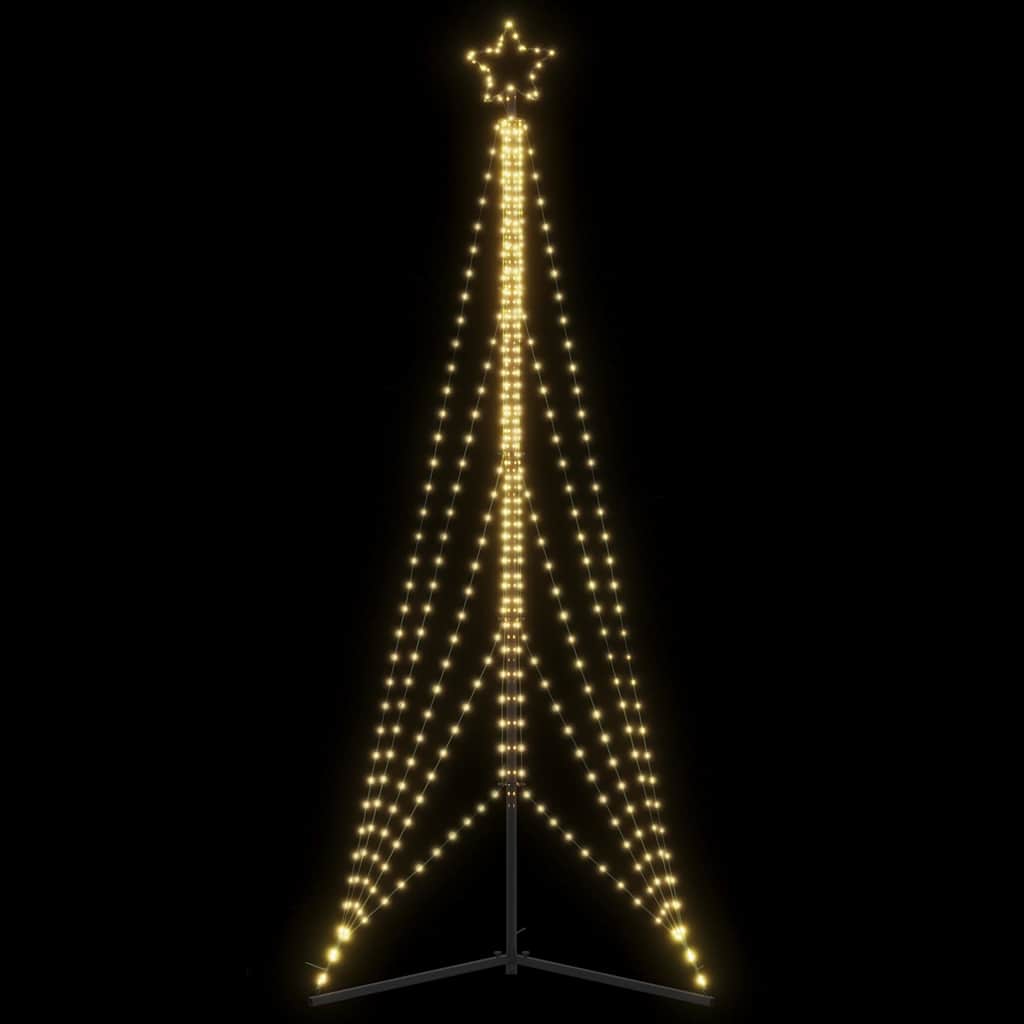 VidaXL LED-Weihnachtsbaum, 525 LEDs, warmweiß, 302 cm