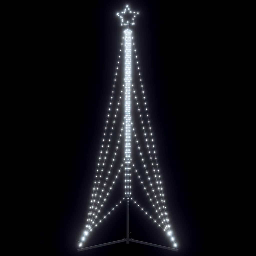 VidaXL LED-Weihnachtsbaum, 525 LEDs, kaltweiß, 302 cm