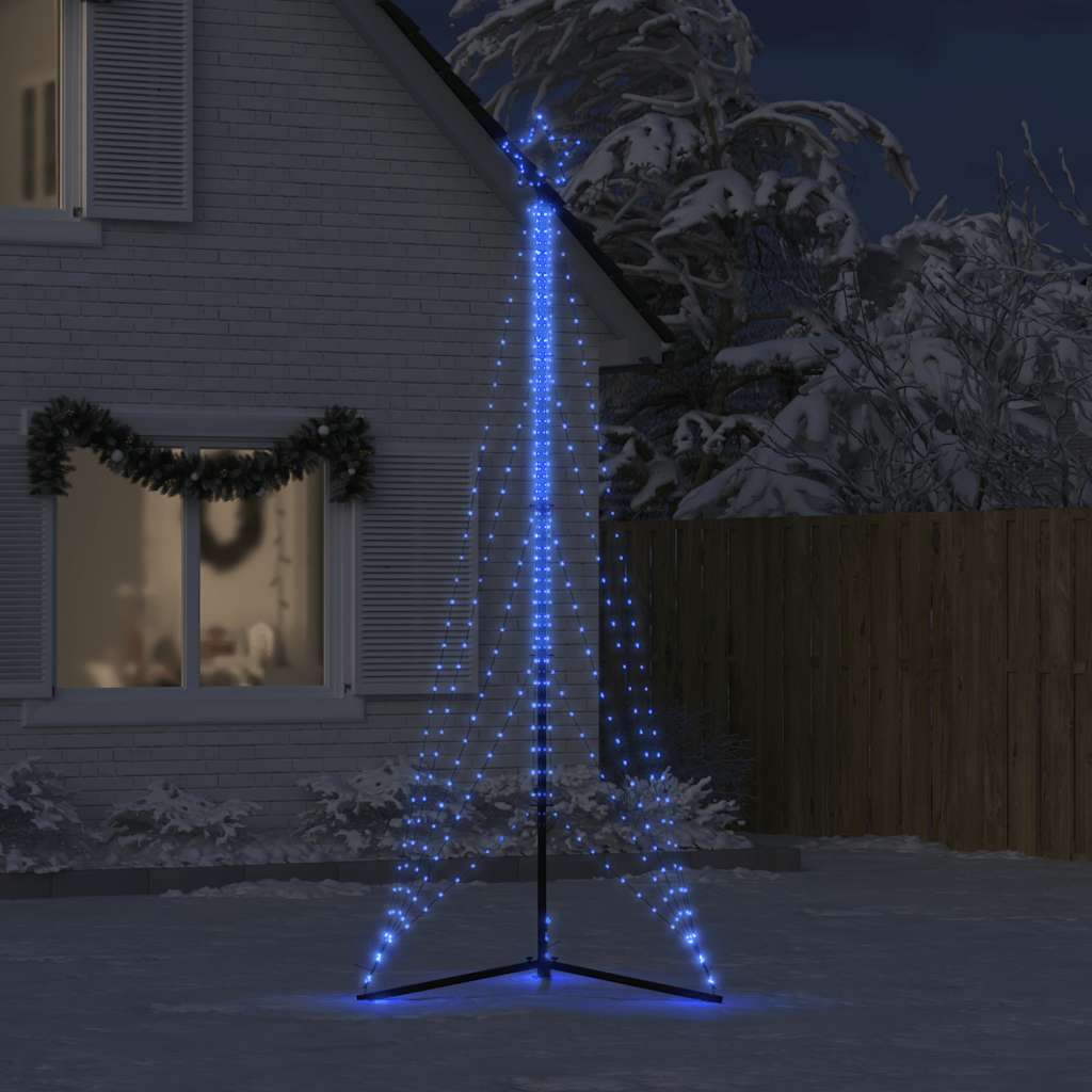 VidaXL LED-Weihnachtsbaum, 525 LEDs, 302 cm, blau