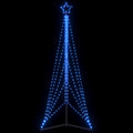 Vidaxl led-kerstboom 525 leds 302 cm blauw