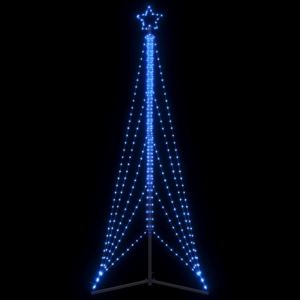 VidaXL LED-Weihnachtsbaum, 525 LEDs, 302 cm, blau