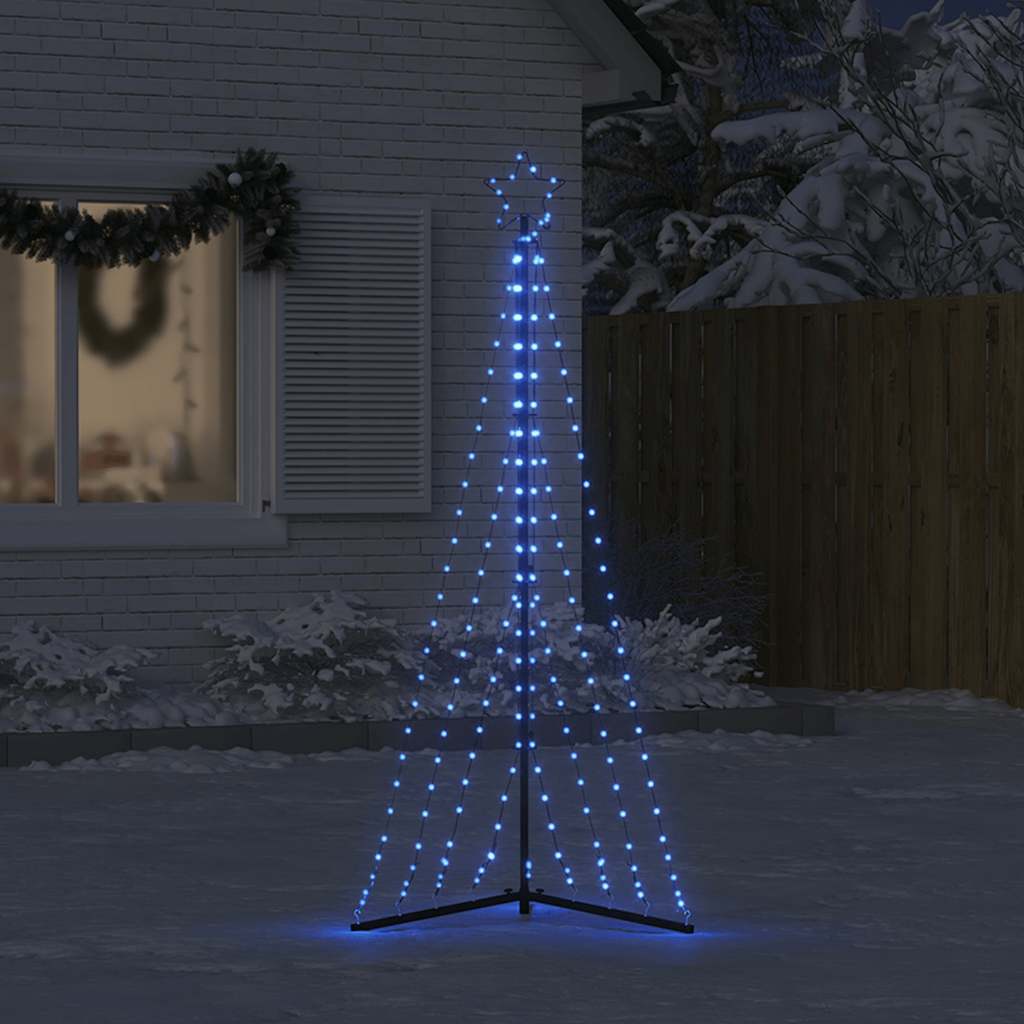 VidaXL LED-Weihnachtsbaum, 339 LEDs, 187 cm, blau