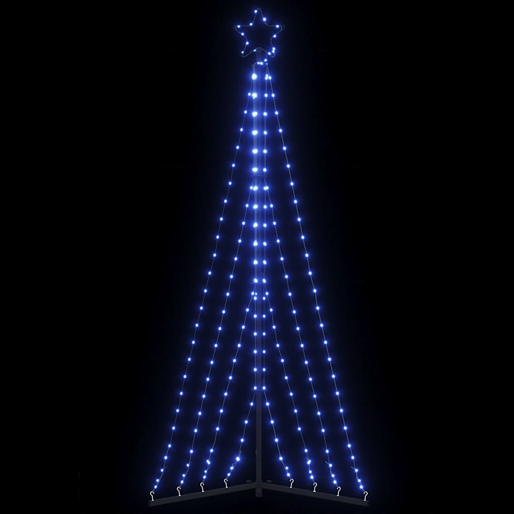 VidaXL LED-Weihnachtsbaum, 339 LEDs, 187 cm, blau
