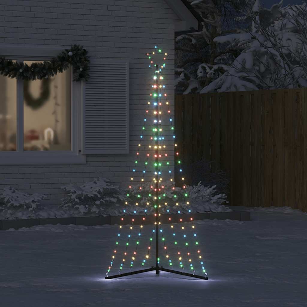 VidaXL LED-Weihnachtsbaum, 339 LEDs, bunt, 187 cm