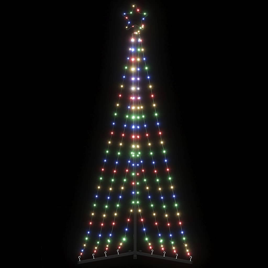 VidaXL LED-Weihnachtsbaum, 339 LEDs, bunt, 187 cm