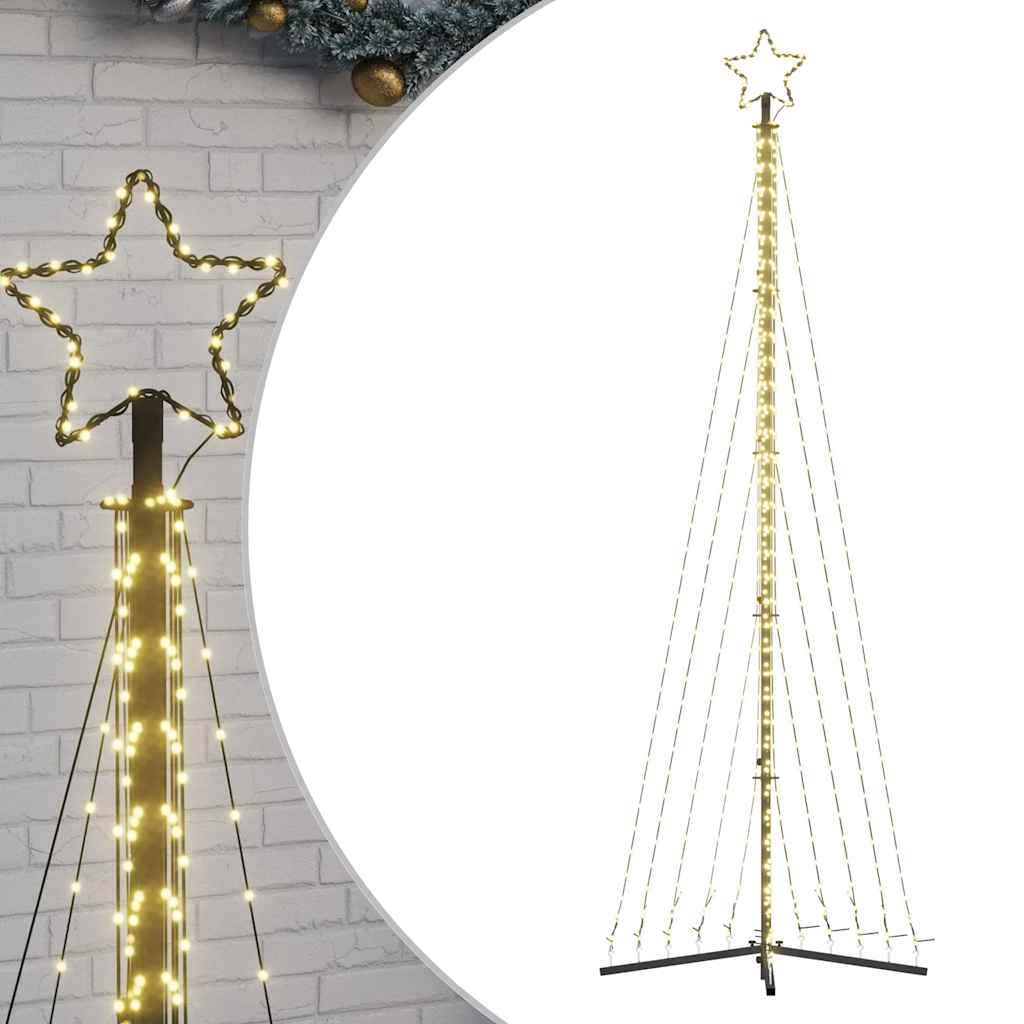 VidaXL LED-Weihnachtsbaum, 495 LEDs, warmweiß, 300,5 cm