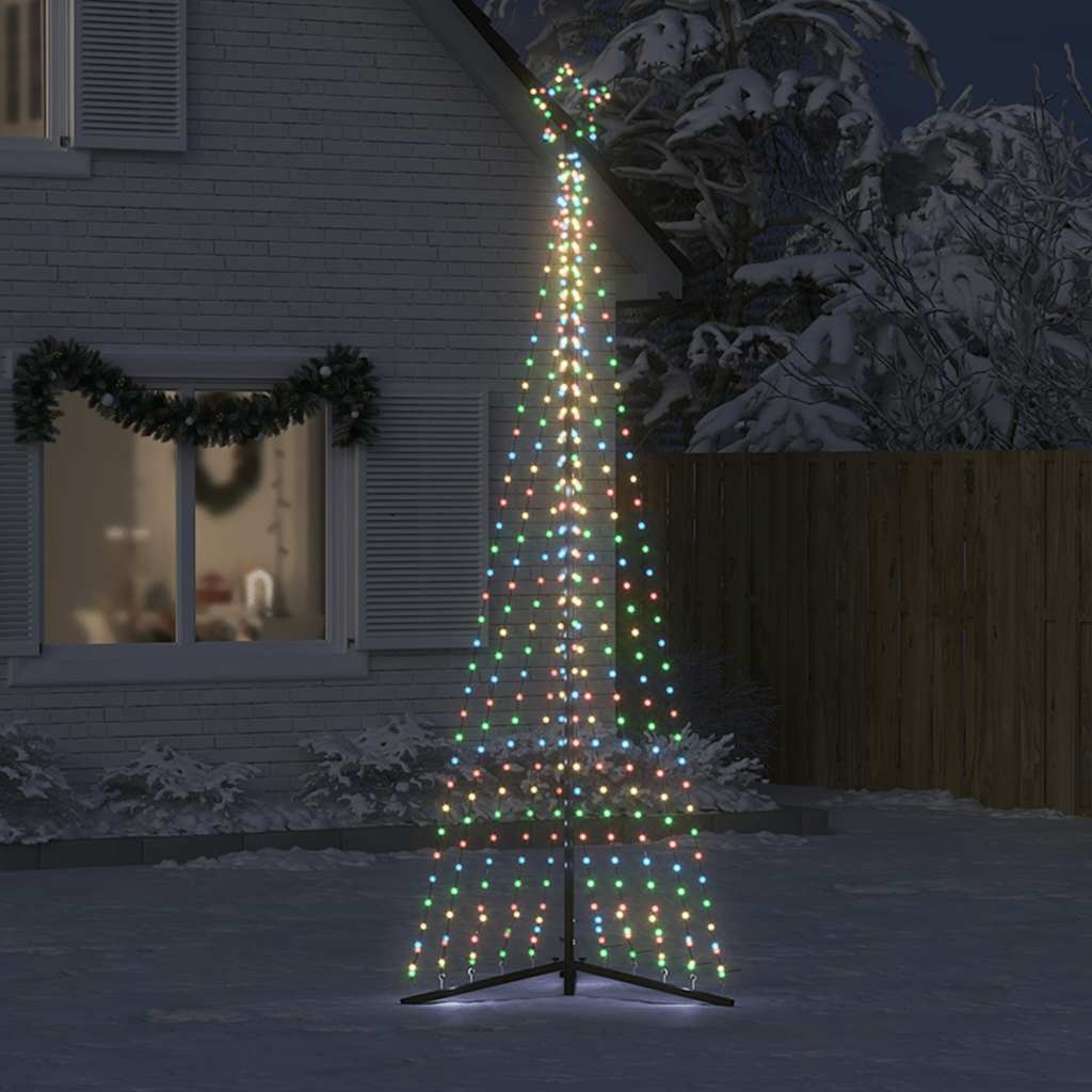 VidaXL LED-Weihnachtsbaum, 495 LEDs, farbig, 300,5 cm