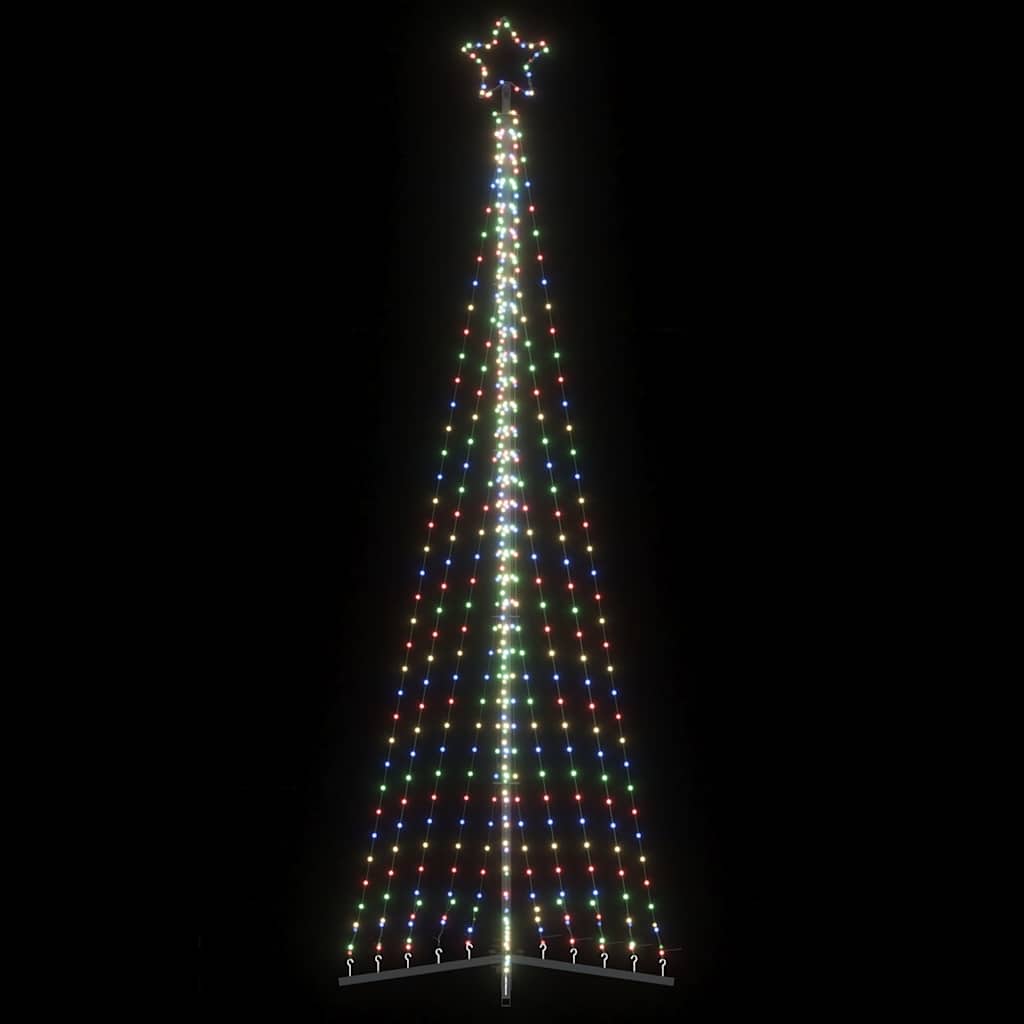 VidaXL LED-Weihnachtsbaum, 495 LEDs, farbig, 300,5 cm