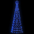 Vidaxl led-kerstboom 200 leds 180 cm blauw