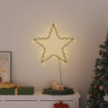 VidaXL Weihnachtslichterkette Sternensilhouette 80 LEDs warmweiß