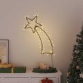 VidaXL Weihnachtslichterkette Sternschnuppen-Silhouette, 115 LEDs, warmweiß