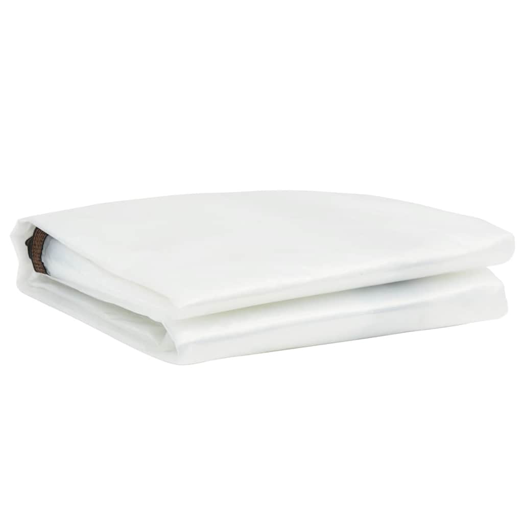 Vidaxl plantenafdekking met zeilringen 1x4 m polyethyleen