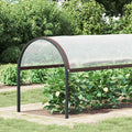 Vidaxl plantenafdekking met zeilringen 2x4 m polyethyleen