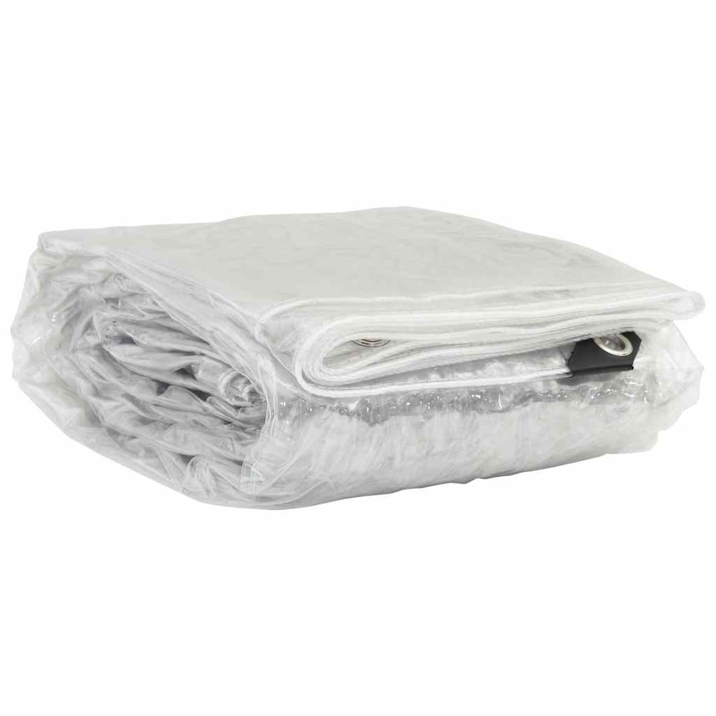 Vidaxl plantenafdekking met zeilringen 2x4 m pvc