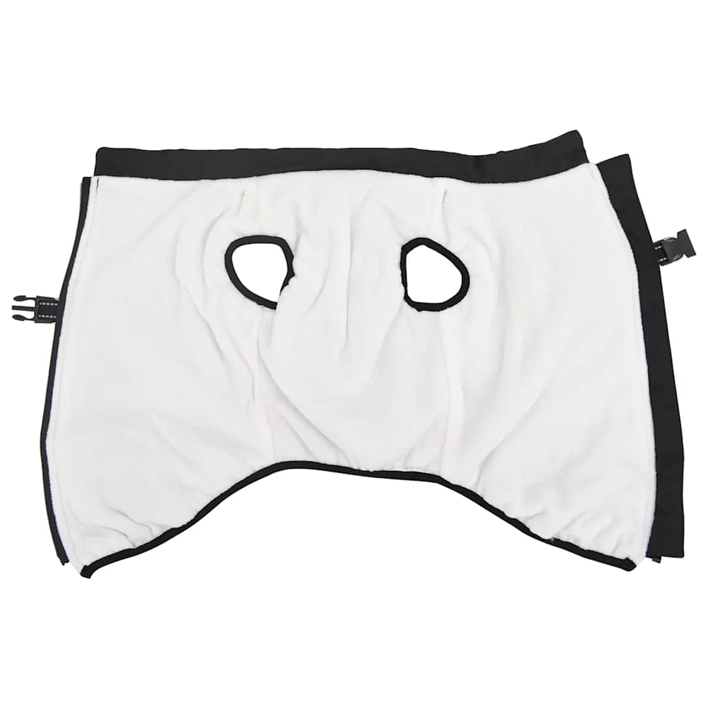 VidaXL Hundemantel mit Geschirr, wasserdicht, reflektierend, schwarz, L52