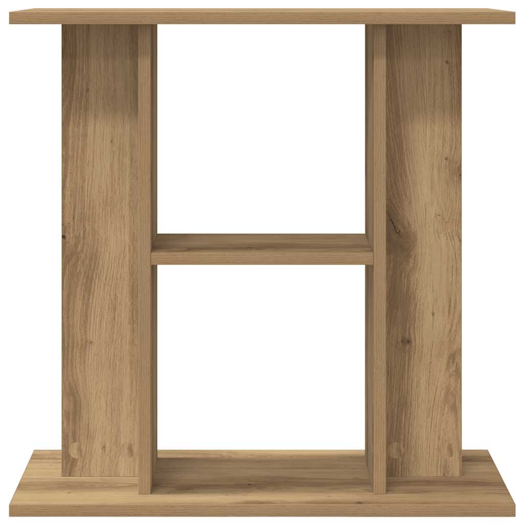 Vidaxl aquariumstandaard 60x30x60cm bewerkt hout artisanaal eikenkleur