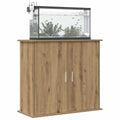 Vidaxl aquariumstandaard artisan eikenhout 81x36x73 cm bewerkt hout