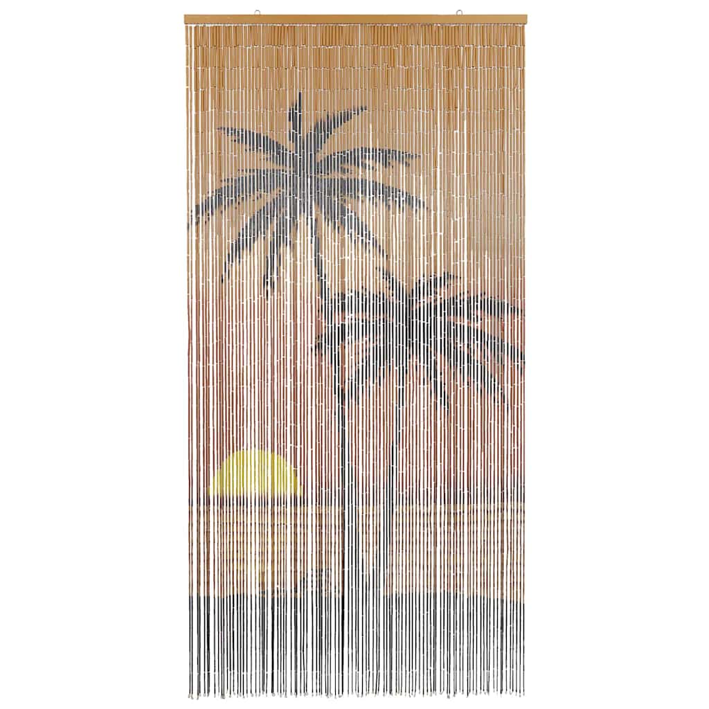 Vidaxl insectengordijn 100x220 cm bamboe palmboom print