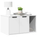 Vidaxl kattenbakkast 80x50x45 cm bewerkt hout wit