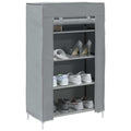 Vidaxl schoenenkast 60,5x30x97 cm vliesvlies grijs