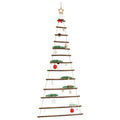Vidaxl hangende kerstboom met topster 86x180 cm natuurlijke tak