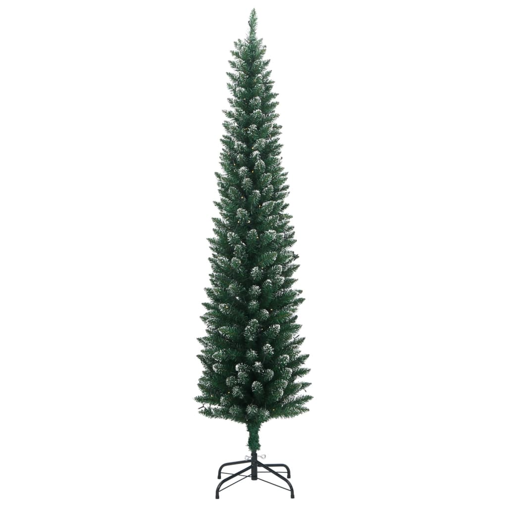 Vidaxl kunstkerstboom smal met 300 led's 180 cm