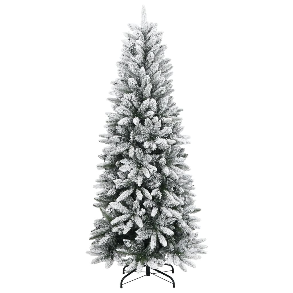 Vidaxl kunstkerstboom met 150 led's en sneeuw 150 cm