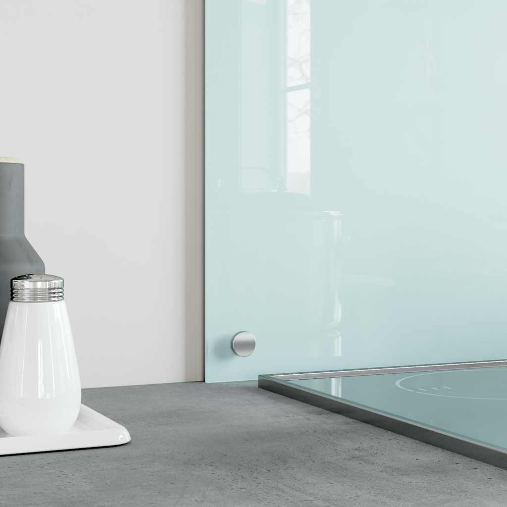 Vidaxl spatschermen keuken 2 st 70x40 cm gehard glas wit