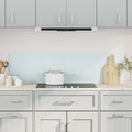 Vidaxl spatschermen keuken 2 st 70x40 cm gehard glas wit