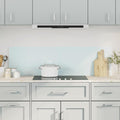 Vidaxl spatschermen keuken 2 st 70x50 cm gehard glas wit