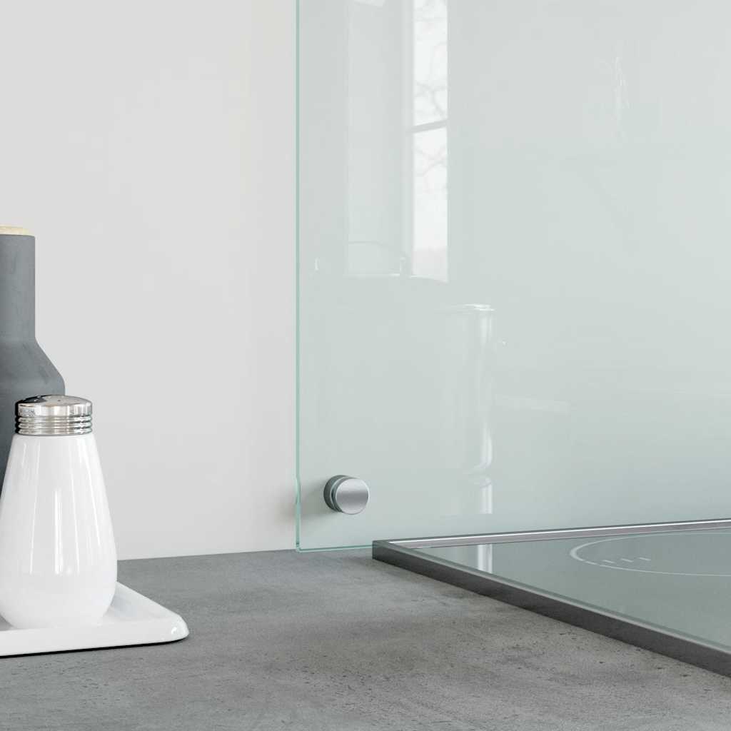 Vidaxl spatschermen keuken 2 st 70x40 cm gehard glas transparant