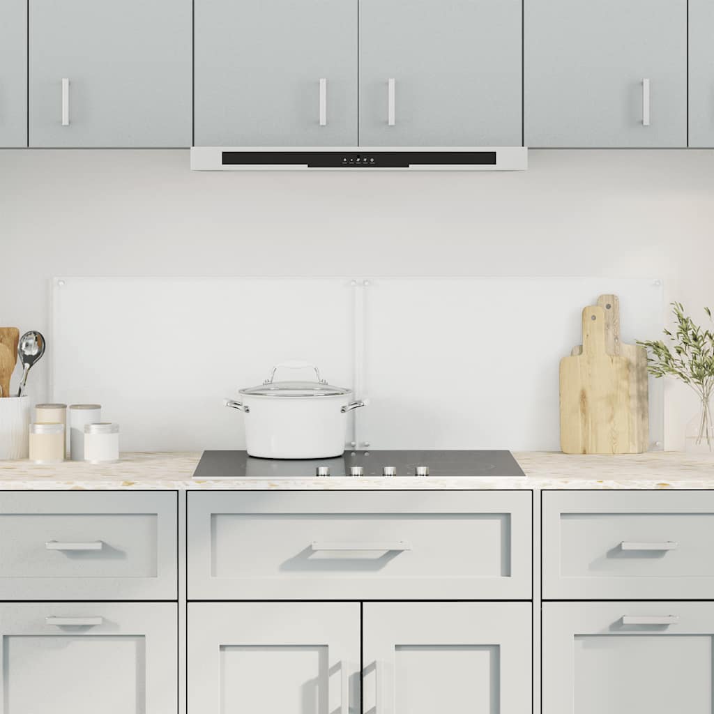 Vidaxl spatschermen keuken 2 st 70x60 cm gehard glas transparant