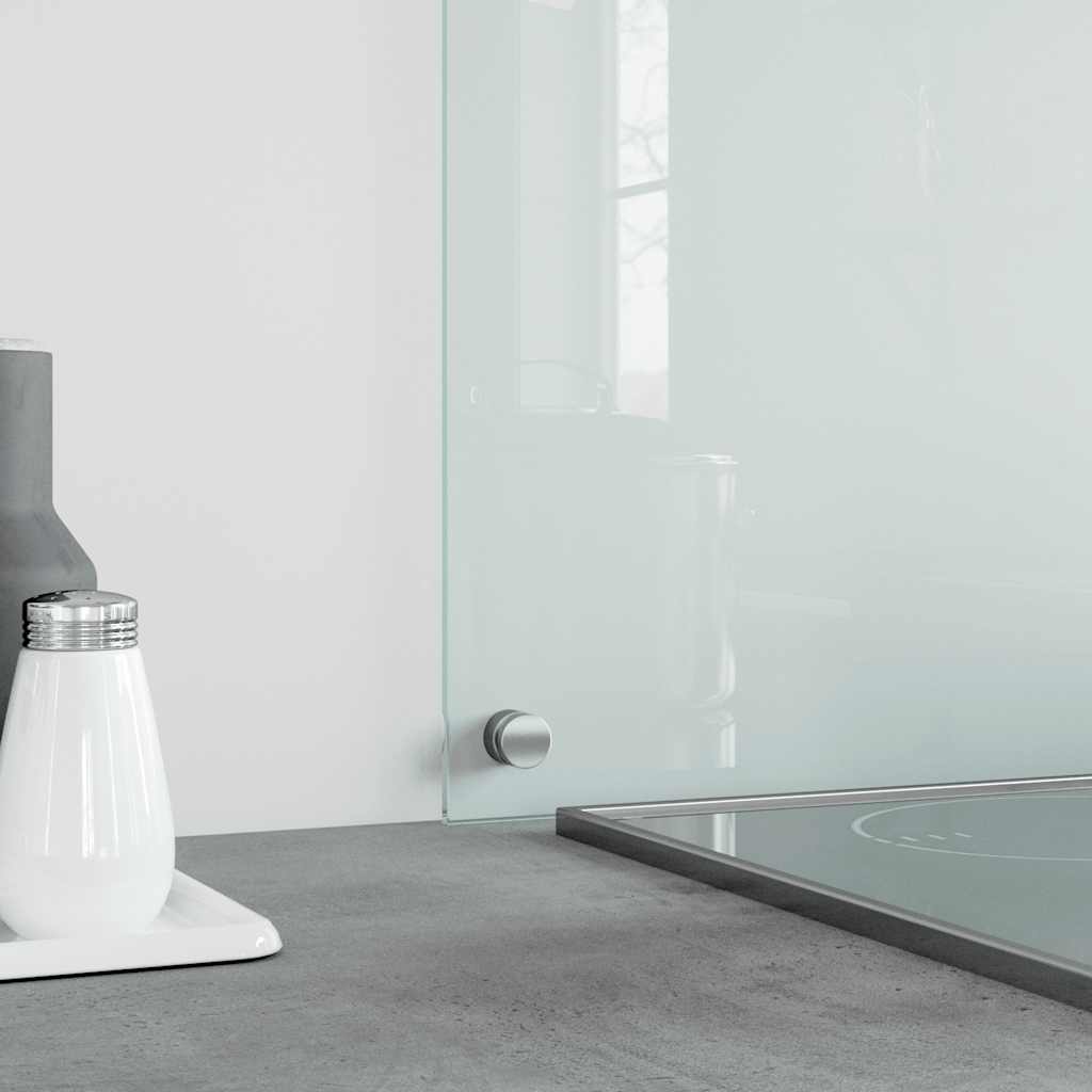 Vidaxl spatschermen keuken 2 st 80x50 cm gehard glas transparant