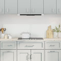 Vidaxl spatschermen keuken 2 st 80x50 cm gehard glas transparant