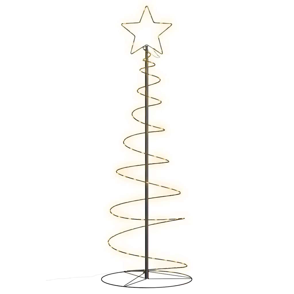 VidaXL LED-Weihnachtsbaum, 100 LEDs, warmweiß, 150 cm