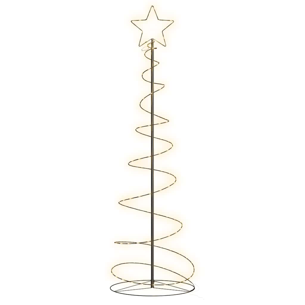 Vidaxl led-kerstboom 120 leds warm wit 180 cm