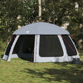 Vidaxl zwembadtent met uitneembare buiten- gaaswanden 510x510 cm grijs