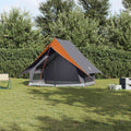 Vidaxl gezinstent met dak grijs en oranje 315 x 286 x 200 cm