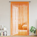Vidaxl koordgordijnen 2 st 140x250 cm oranje