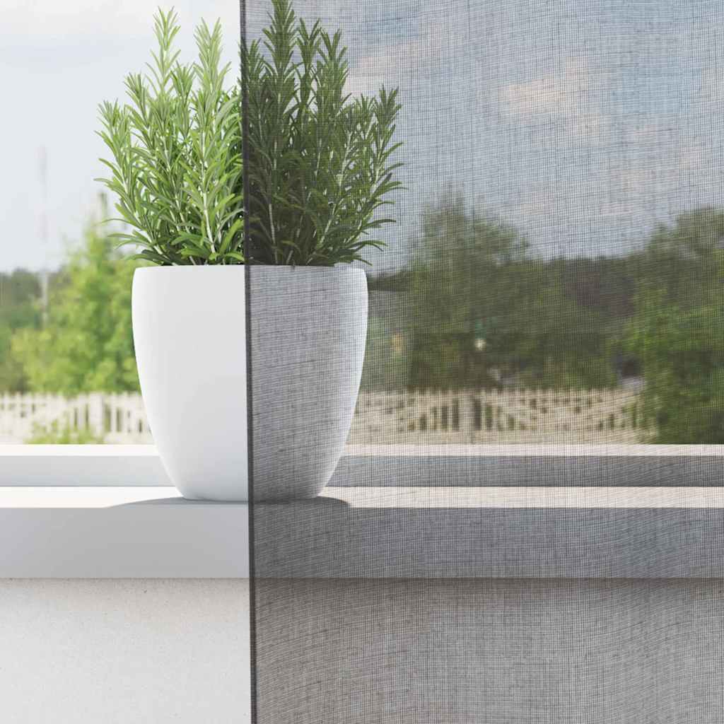 Vidaxl gordijnen voile met doorvoertules 2 st 140x260 cm donkergrijs