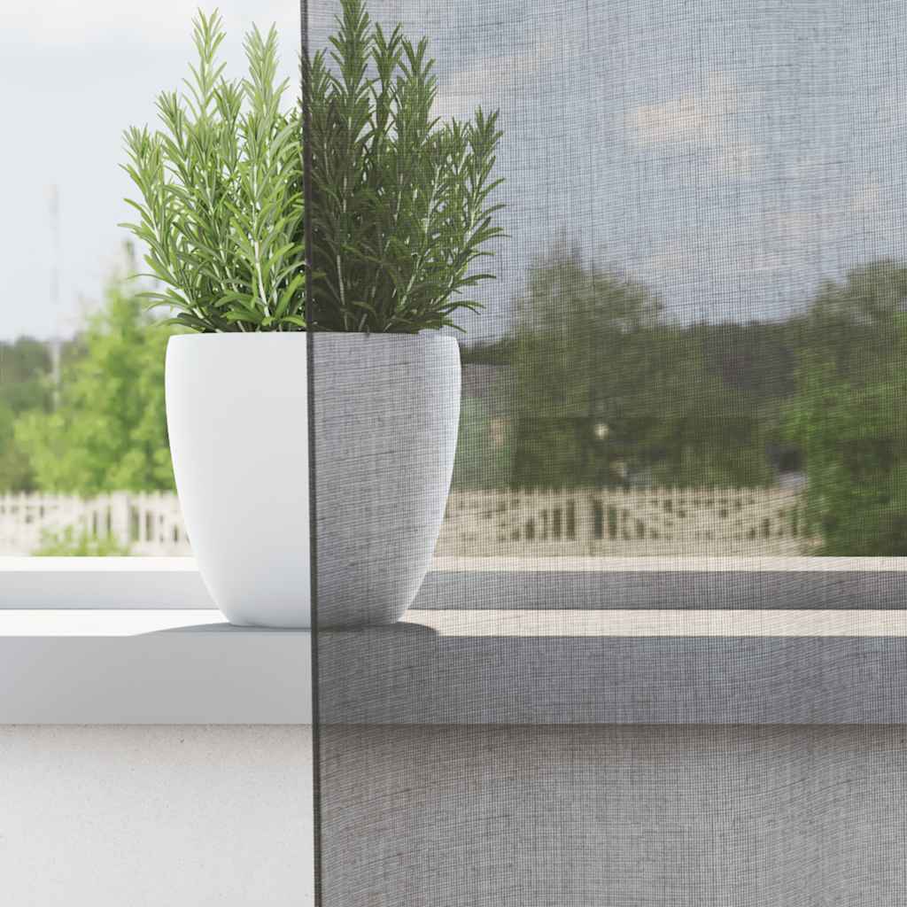 Vidaxl gordijnen voile met doorvoertules 2 st 140x300 cm donkergrijs