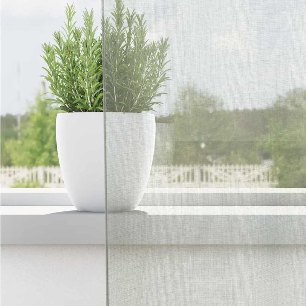 Vidaxl gordijnen voile met doorvoertules 2 st 140x140 cm lichtgrijs