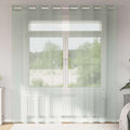 Vidaxl gordijnen voile met doorvoertules 2 st 140x225 cm lichtgrijs
