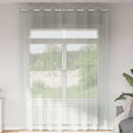Vidaxl gordijnen voile met doorvoertules 2 st 140x260 cm lichtgrijs