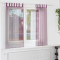Vidaxl gordijnen met lussen 2 st 140x175 cm paars