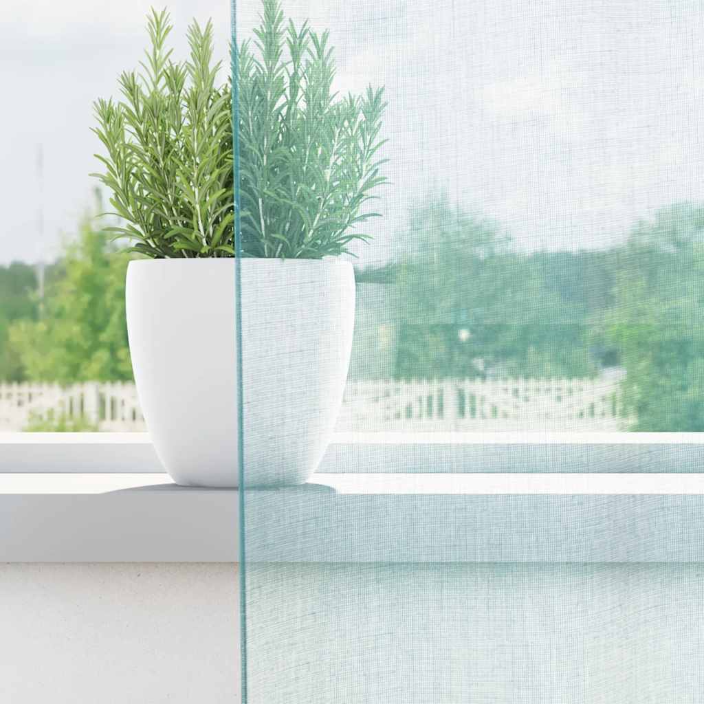 Vidaxl gordijnen voile met lussen 2 st 140x175 cm turkoois