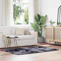 Vidaxl hoogpolig vloerkleed navarra 120x170 cm polyester donkergrijs